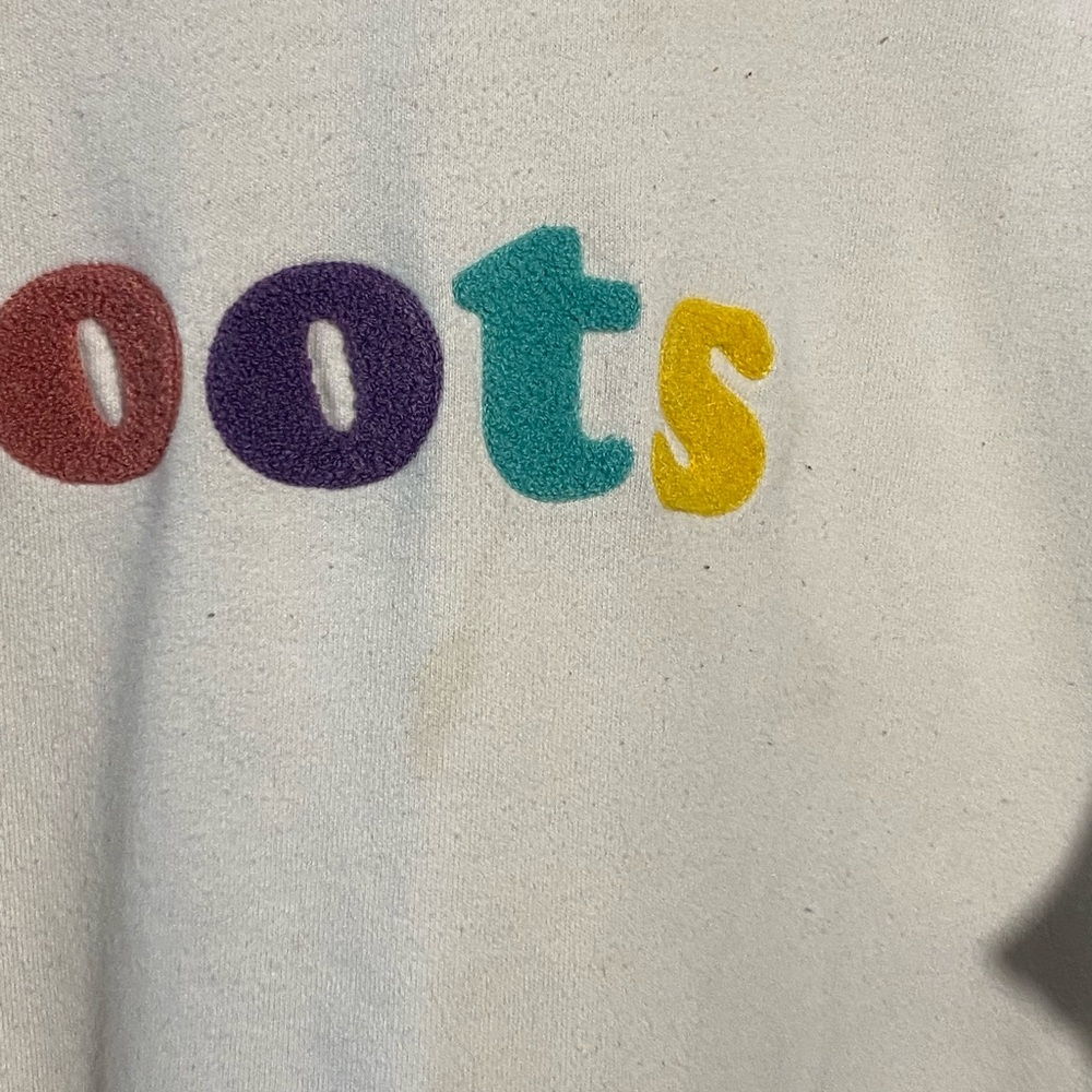 Roots White Sweatshirt with Colourful Logo - Picture 6 of 6